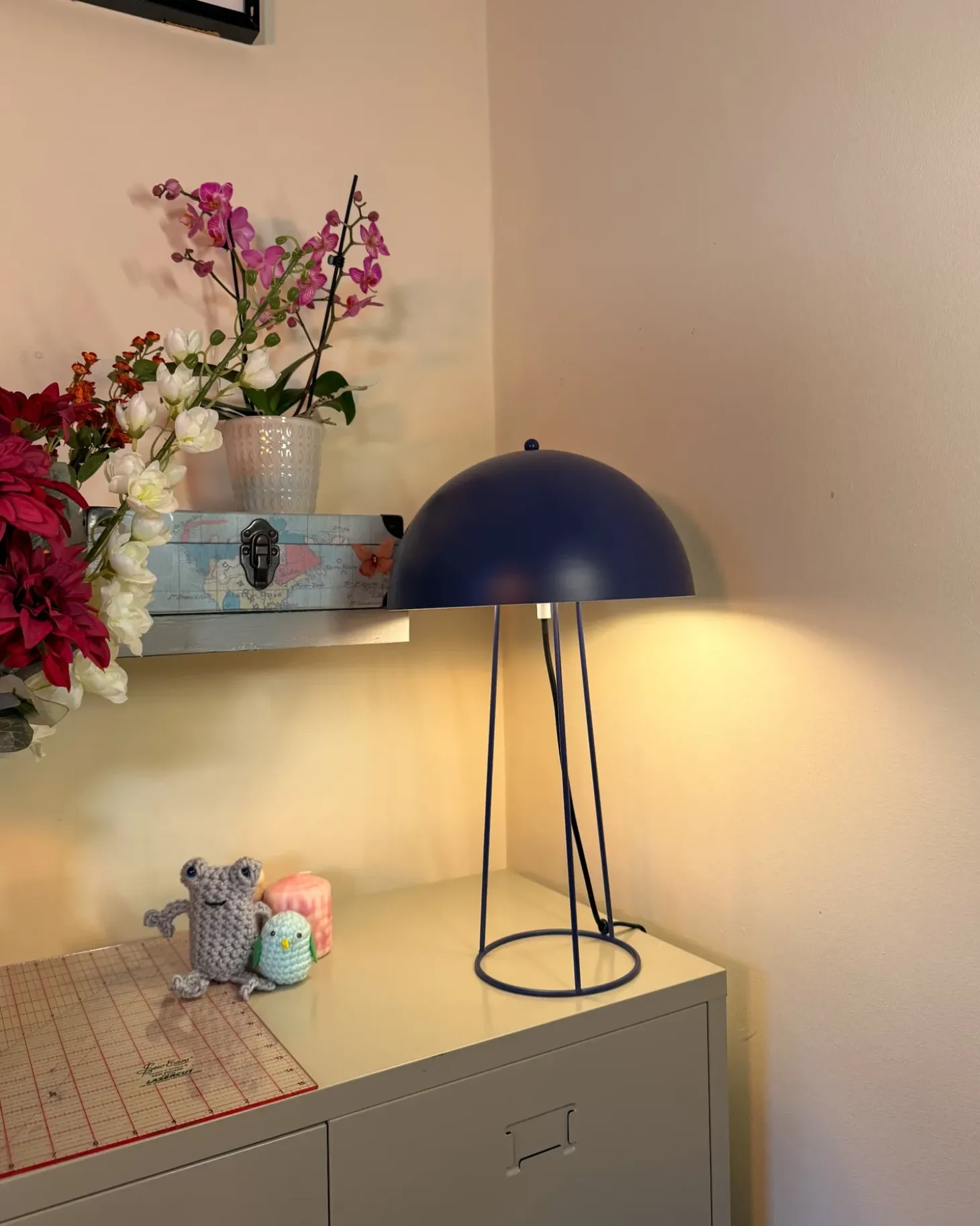 Bordlampe MOPAN Metal Blå