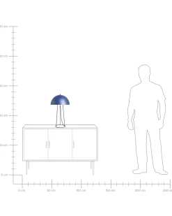 Bordlampe MOPAN Metal Blå