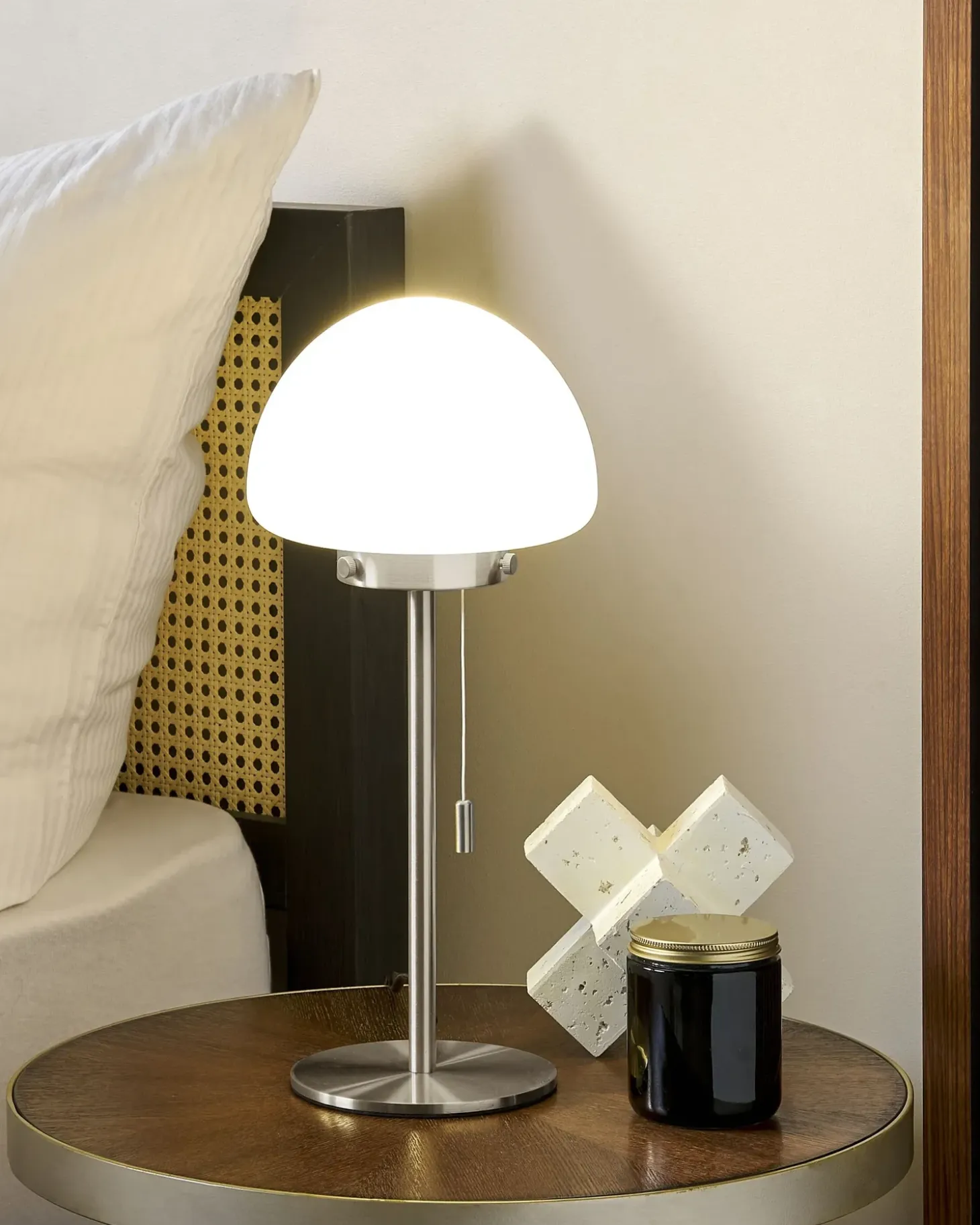 Bordlampe MORUGA Metal Sølv