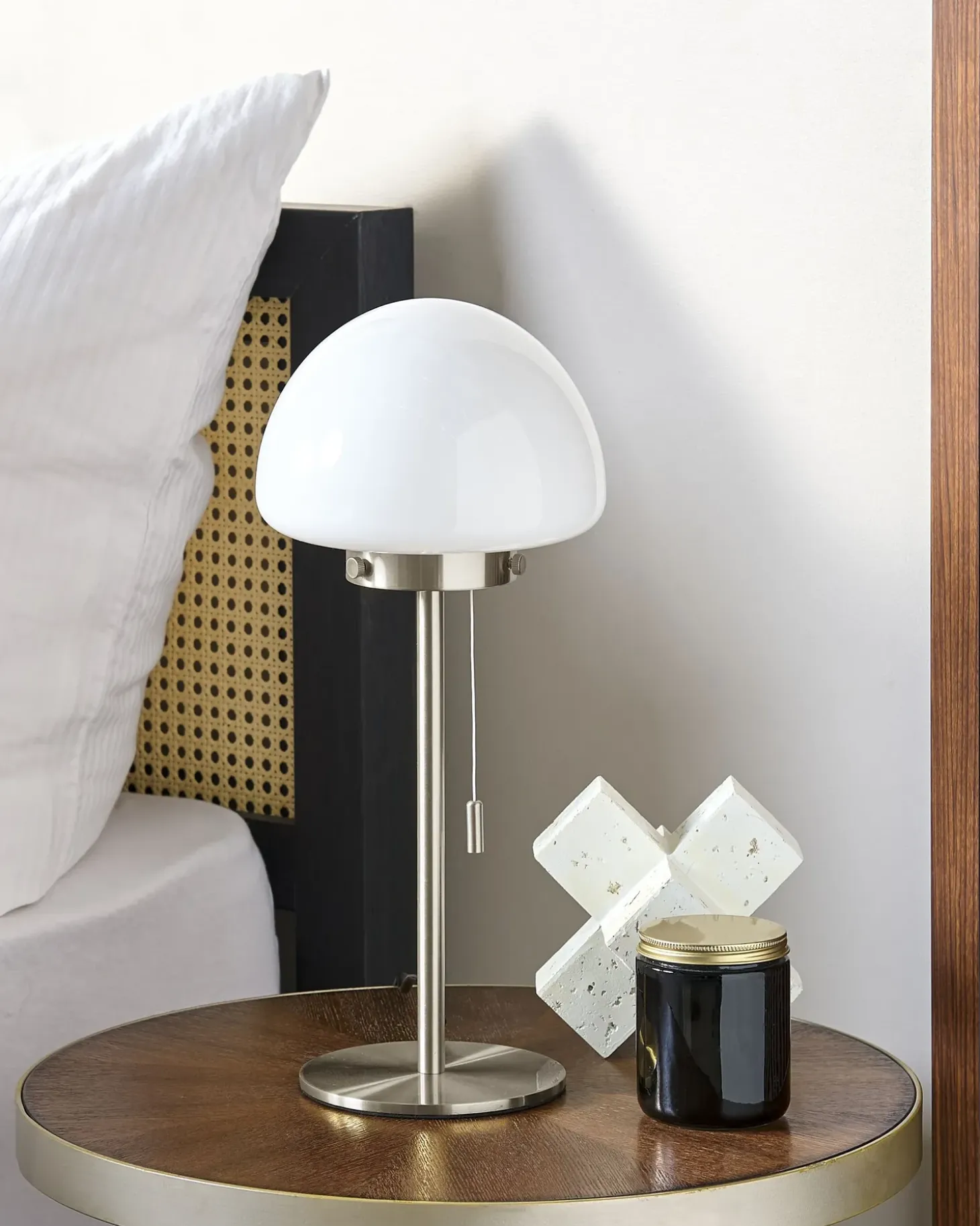 Bordlampe MORUGA Metal Sølv