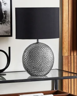 Bordlampe NASVA Keramik Sølv