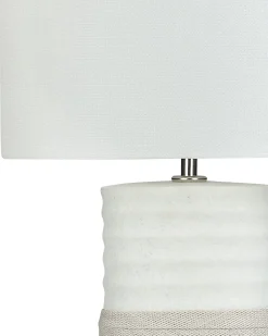 Bordlampe NAVIA Porcelæn Lys Beige