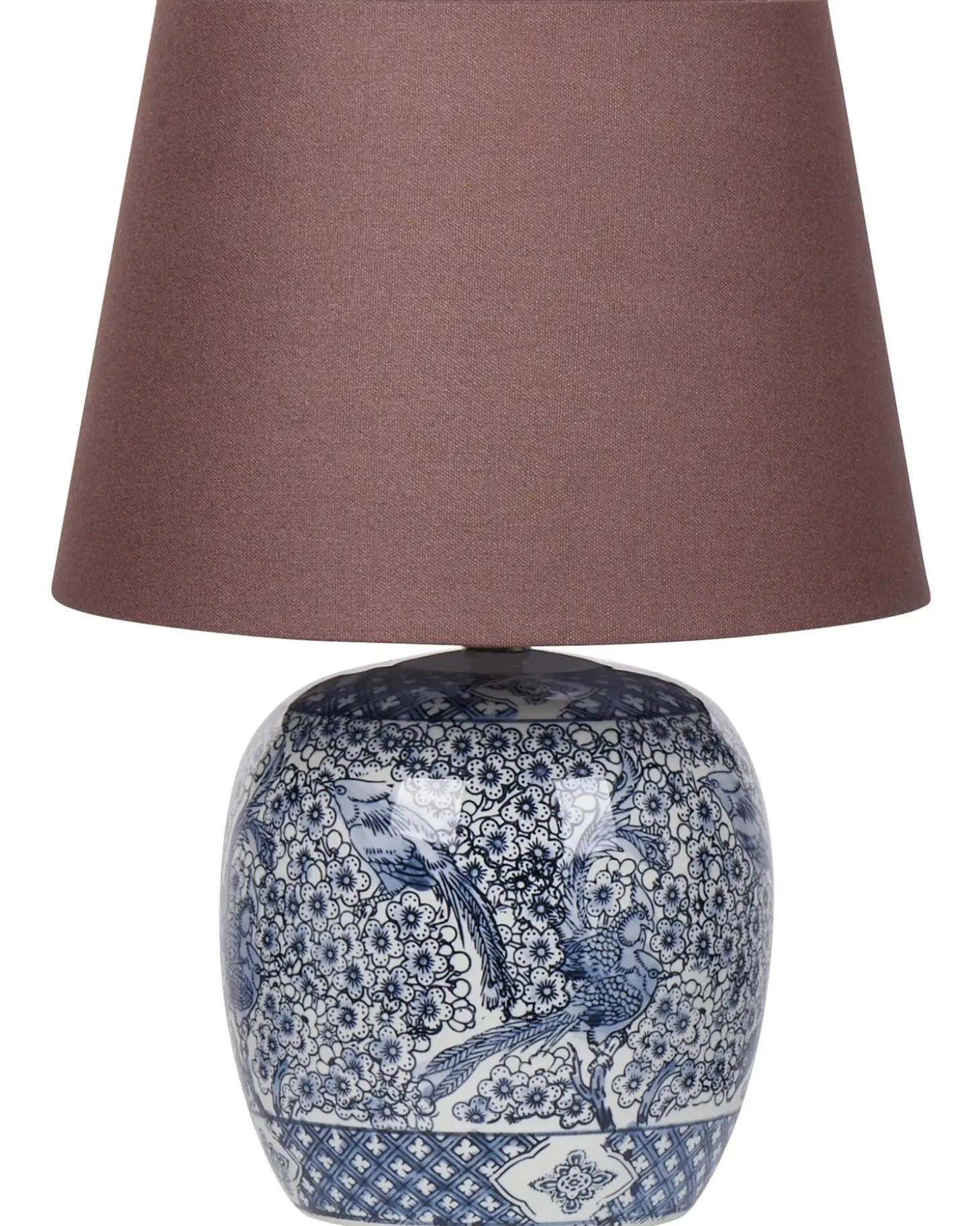 Bordlampe NEIRA Porcelæn Brun