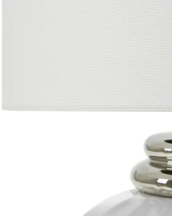 Bordlampe NERIS Keramik Cremehvid