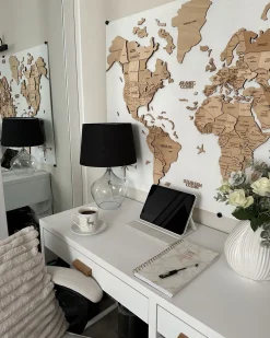 Bordlampe OSUM Glas Sort