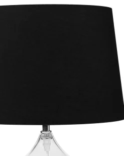 Bordlampe OSUM Glas Sort