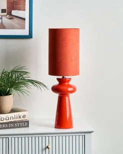 Bordlampe OTEROS Rød