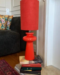Bordlampe OTEROS Rød