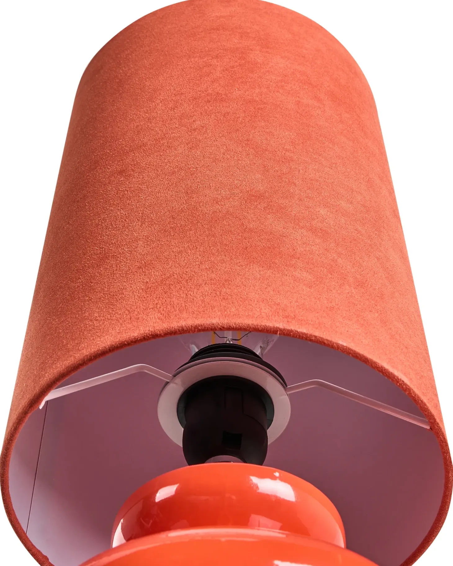 Bordlampe OTEROS Rød
