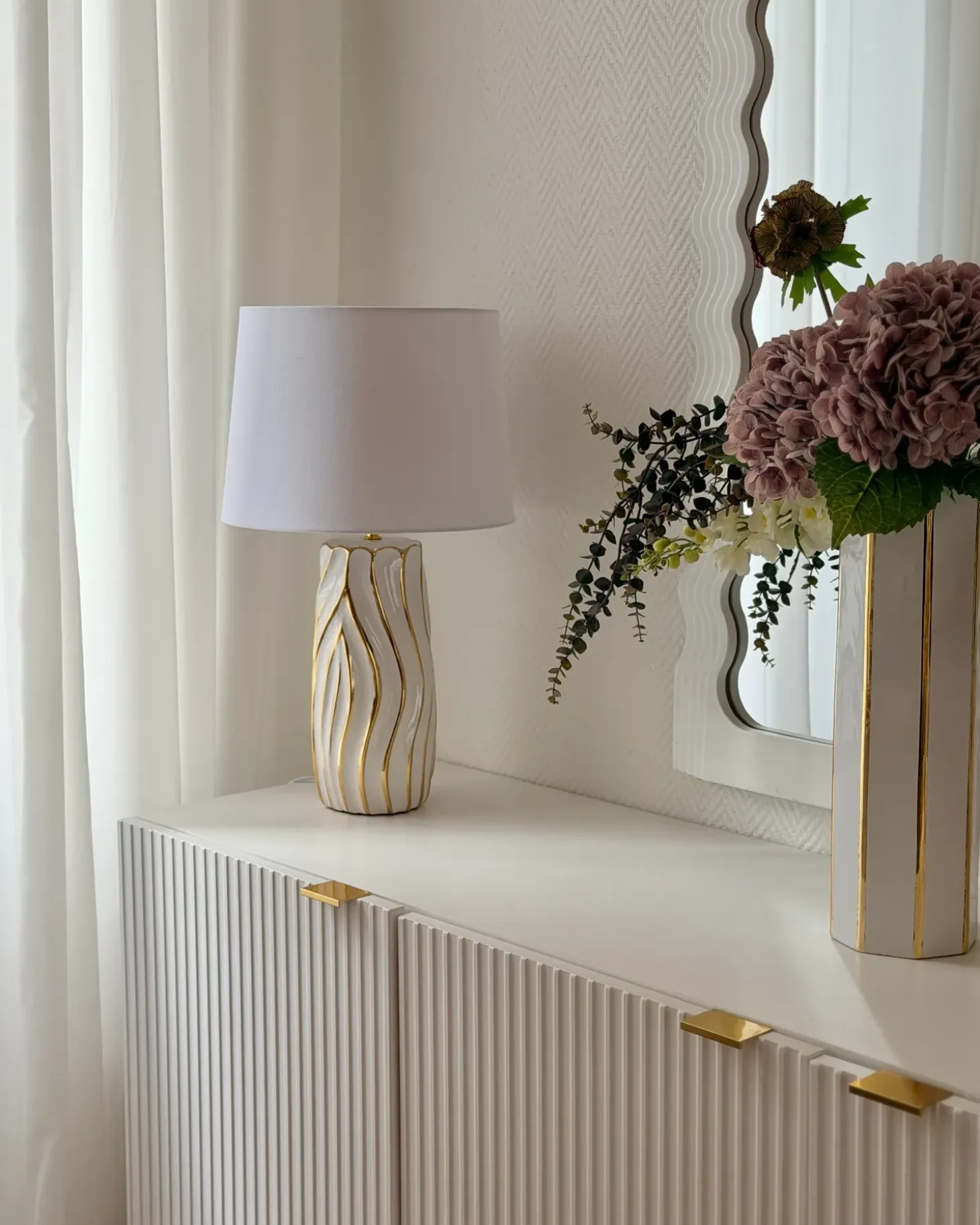 Bordlampe PATUCA Keramik Hvid