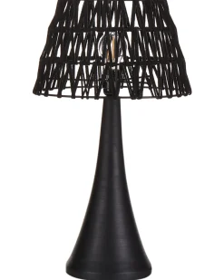 Bordlampe PELLEJAS Mangotræ Sort