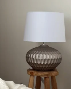 Bordlampe PIRITA Keramik Guld