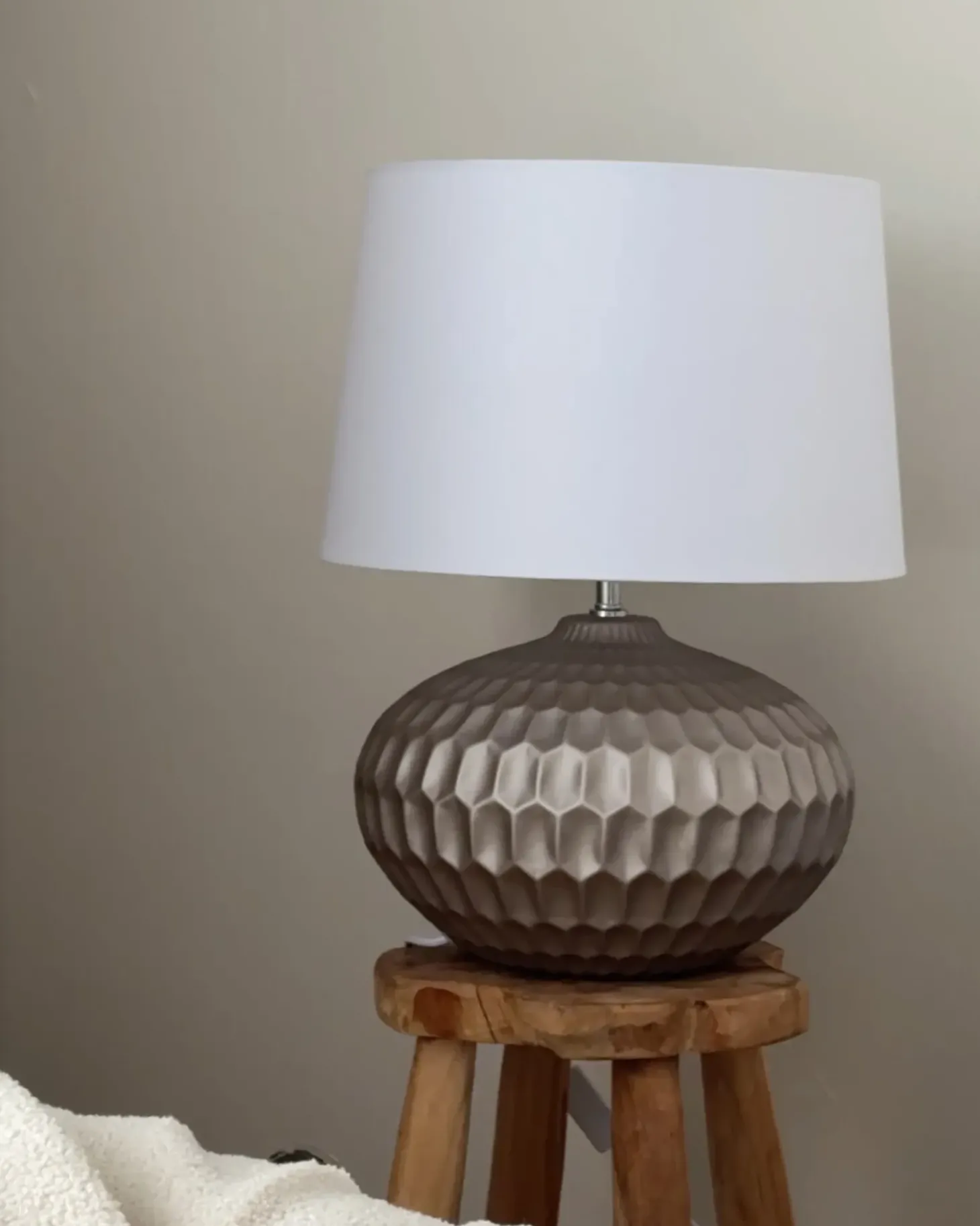 Bordlampe PIRITA Keramik Guld