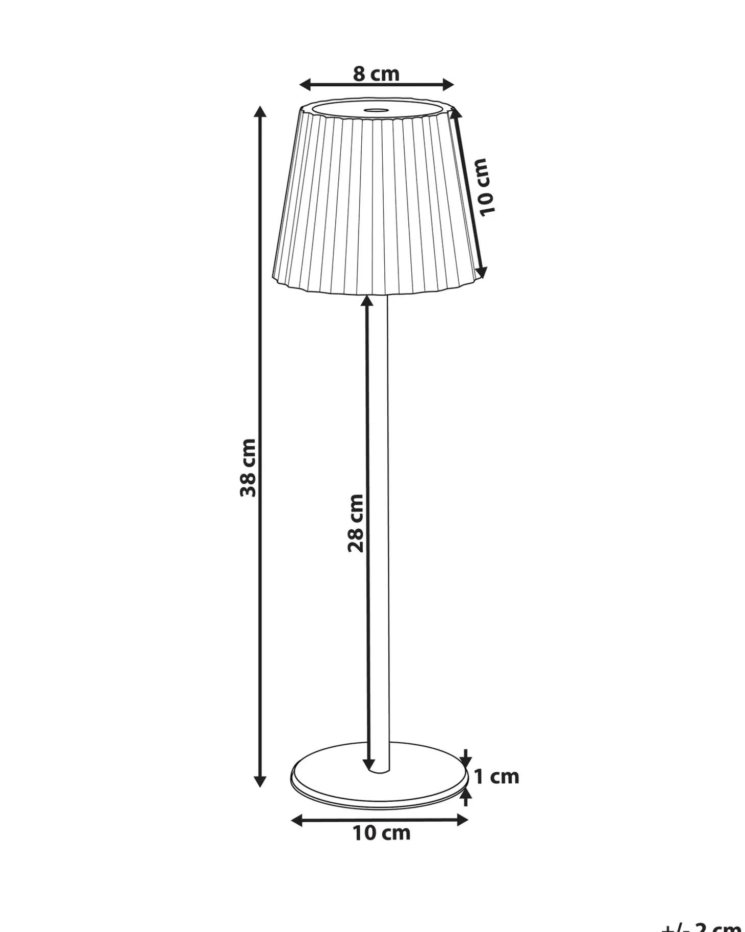 Bordlampe POMBEIRO Metal Pastellrosa