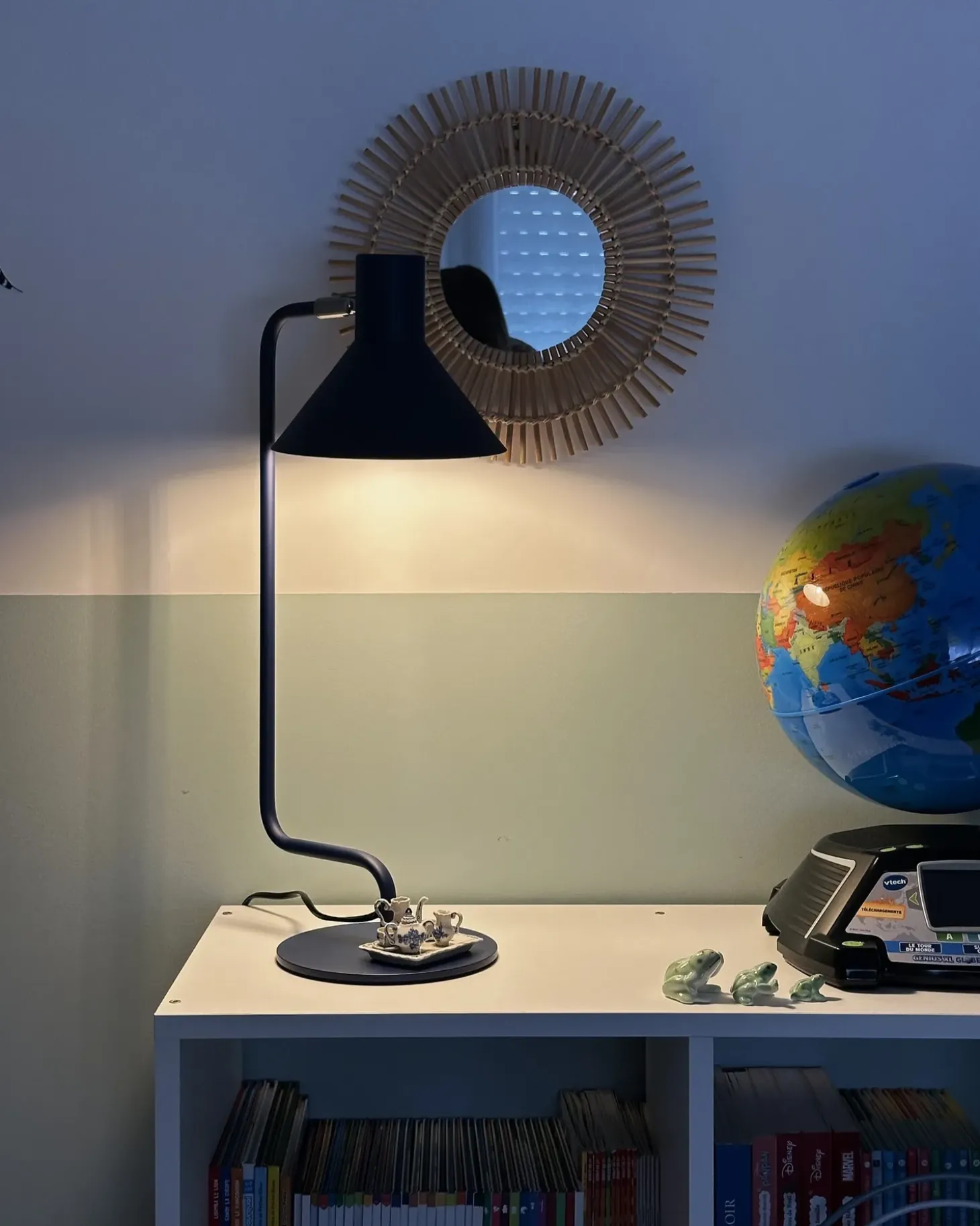 Bordlampe RIMAVA Justerbar Metal Blå