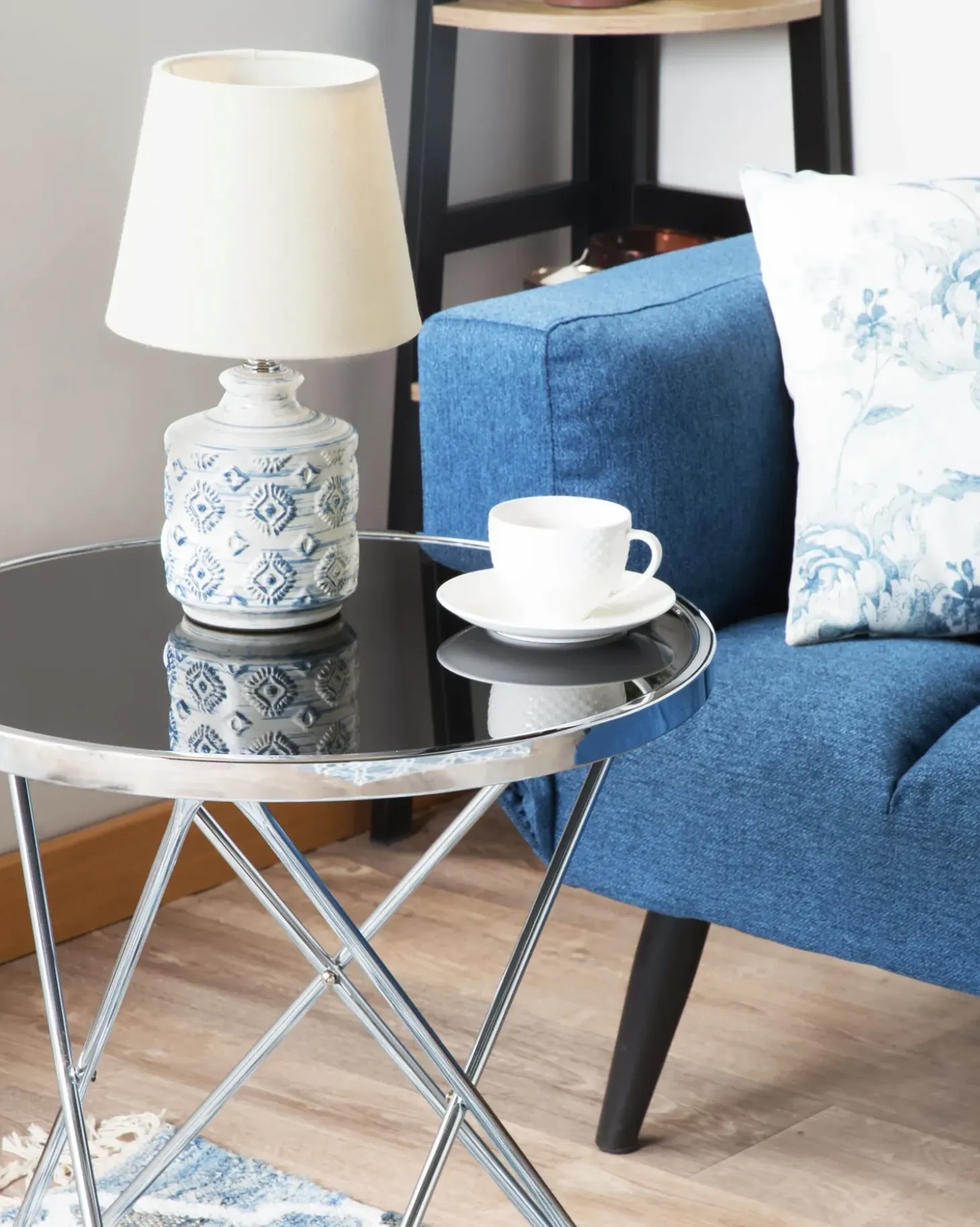 Bordlampe ROSANNA Keramik Beige