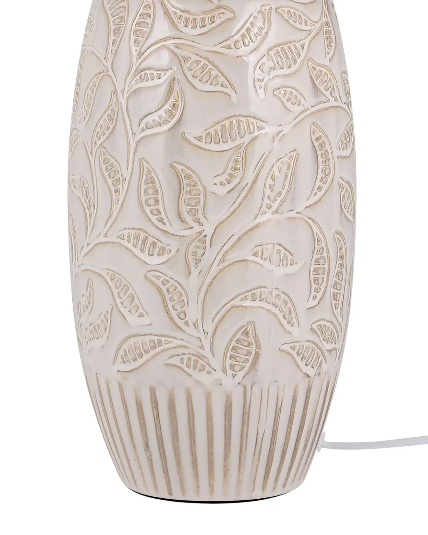 Bordlampe SALZA Keramik Beige