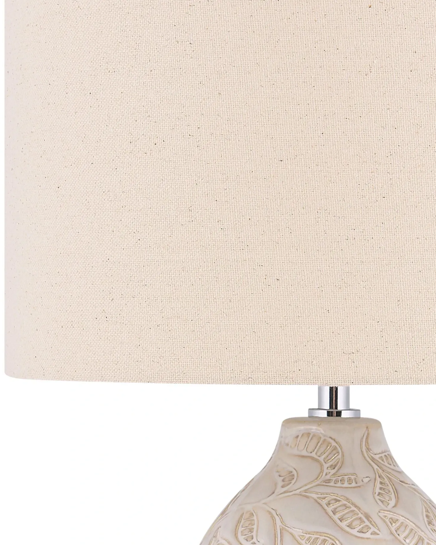 Bordlampe SALZA Keramik Beige