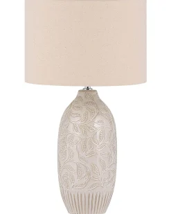 Bordlampe SALZA Keramik Beige