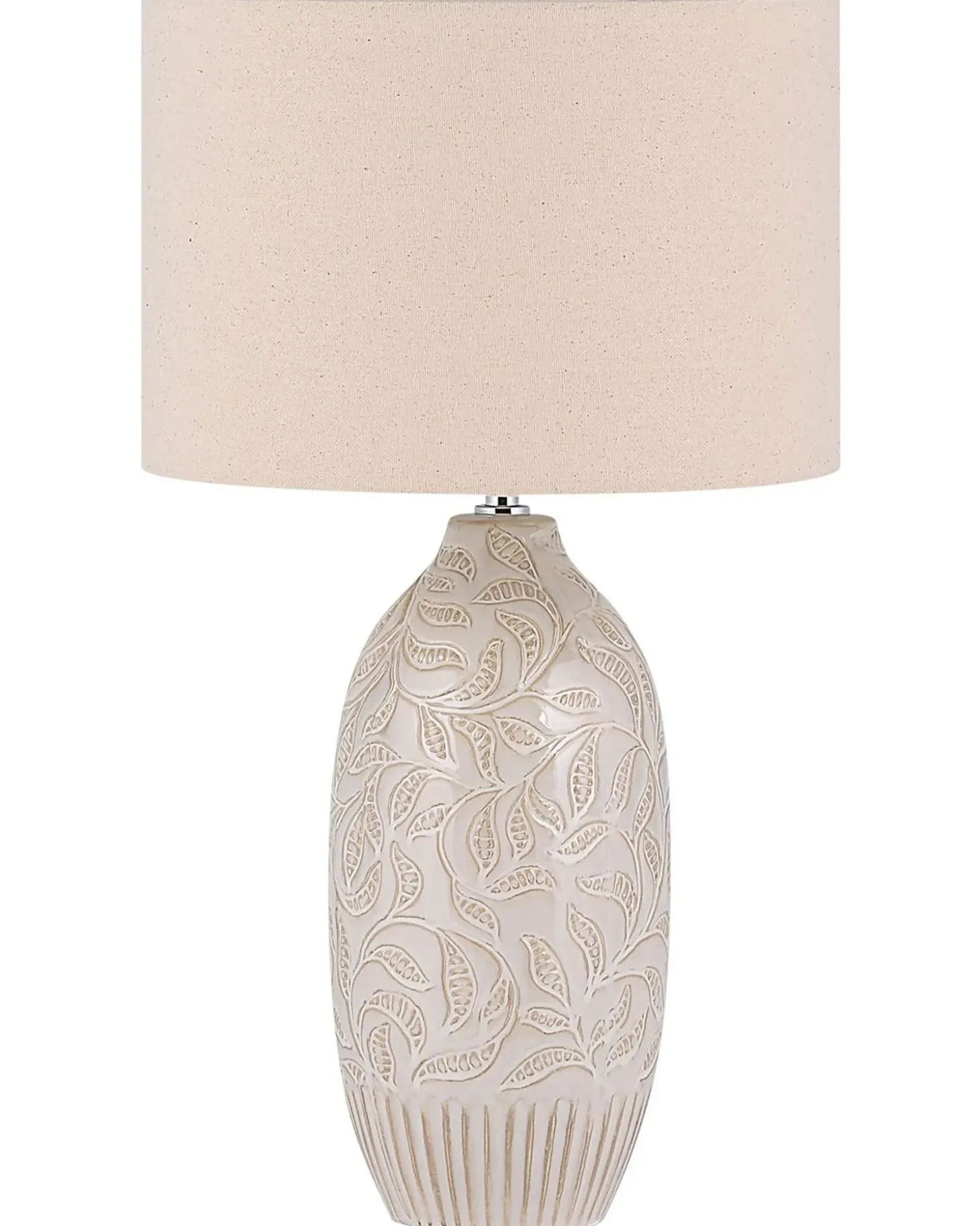 Bordlampe SALZA Keramik Beige