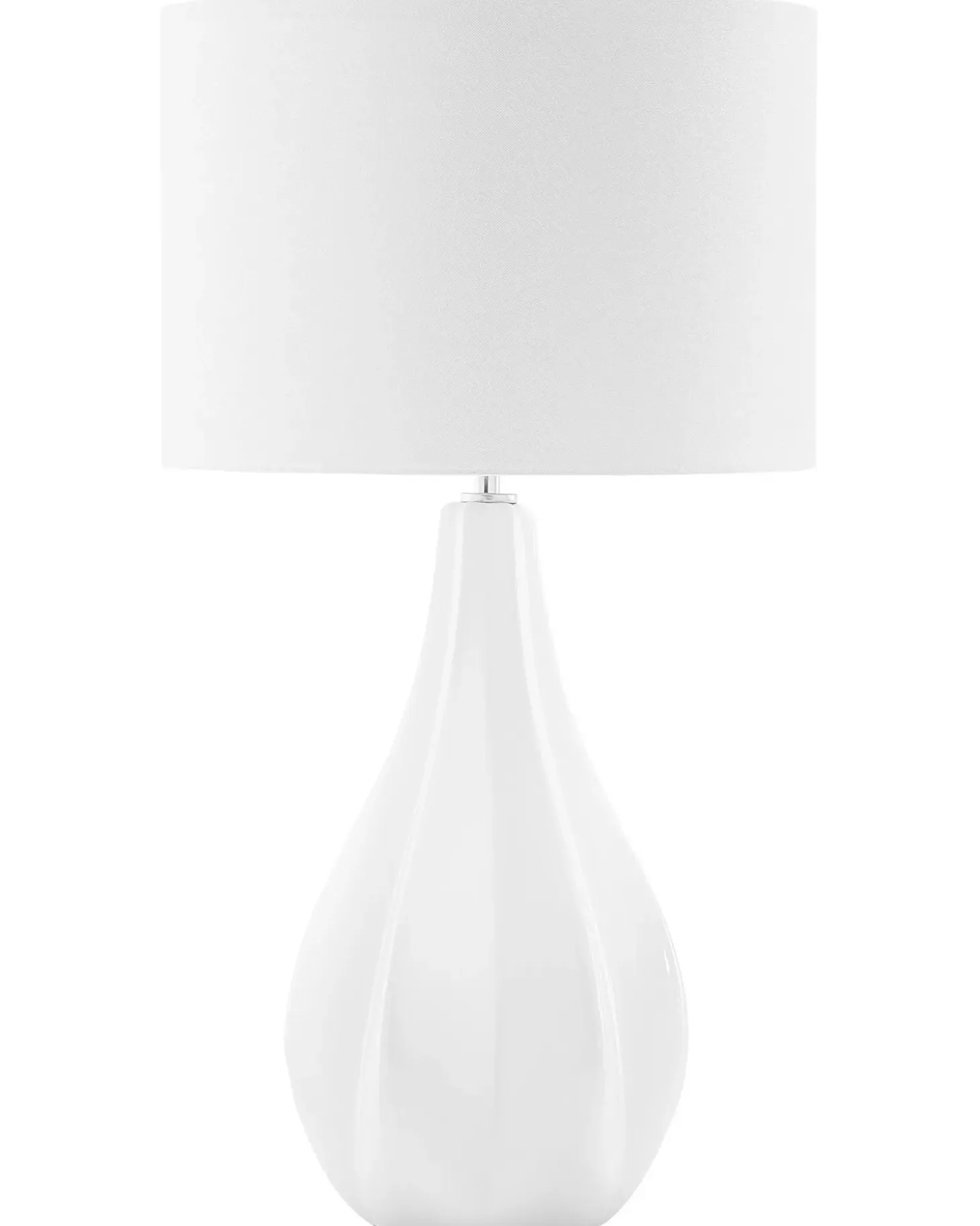 Bordlampe SANTEE Porcelæn Cremehvid