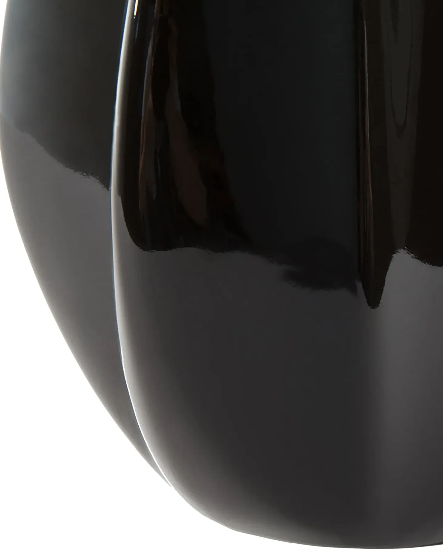 Bordlampe SANTEE Porcelæn Sort