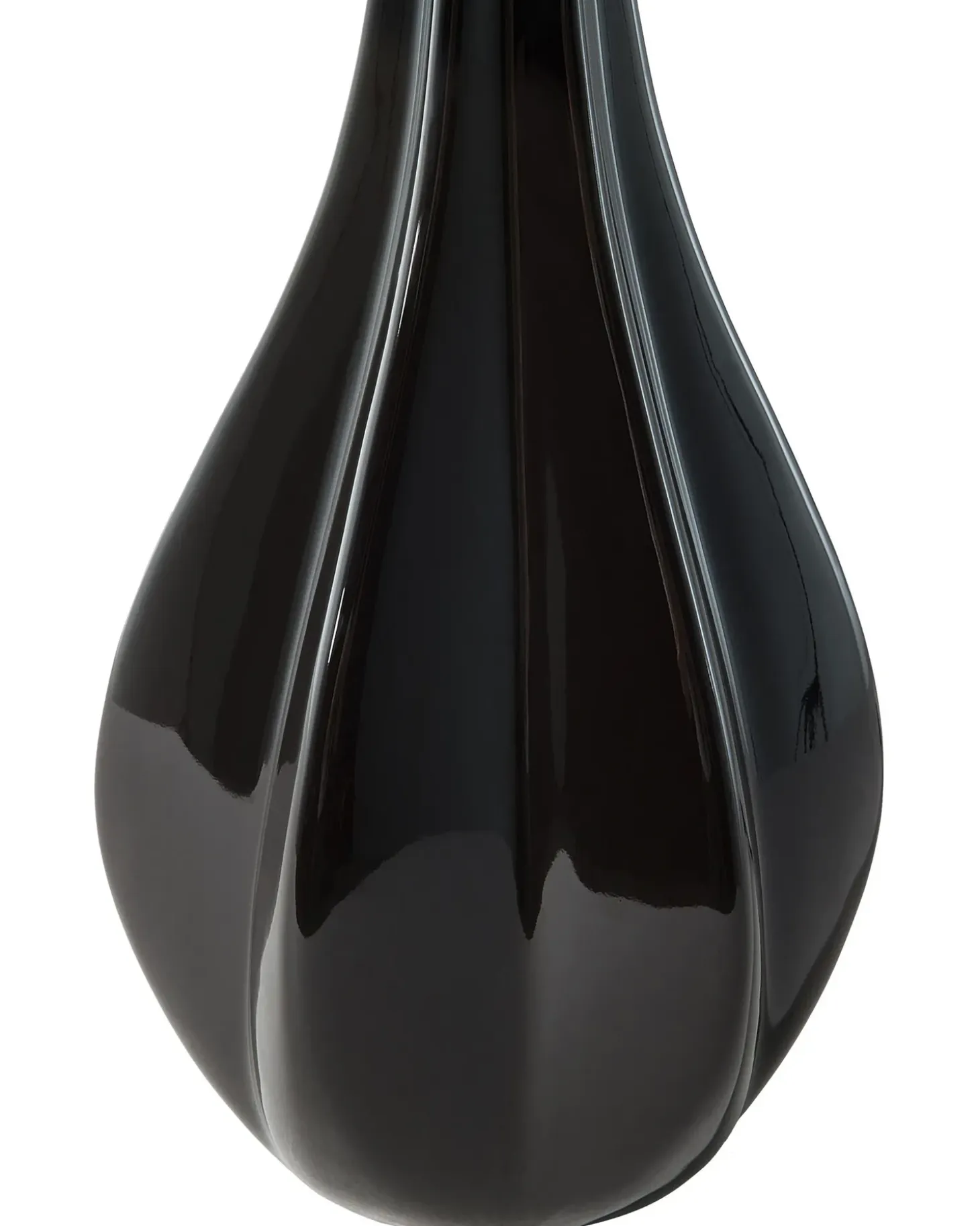 Bordlampe SANTEE Porcelæn Sort