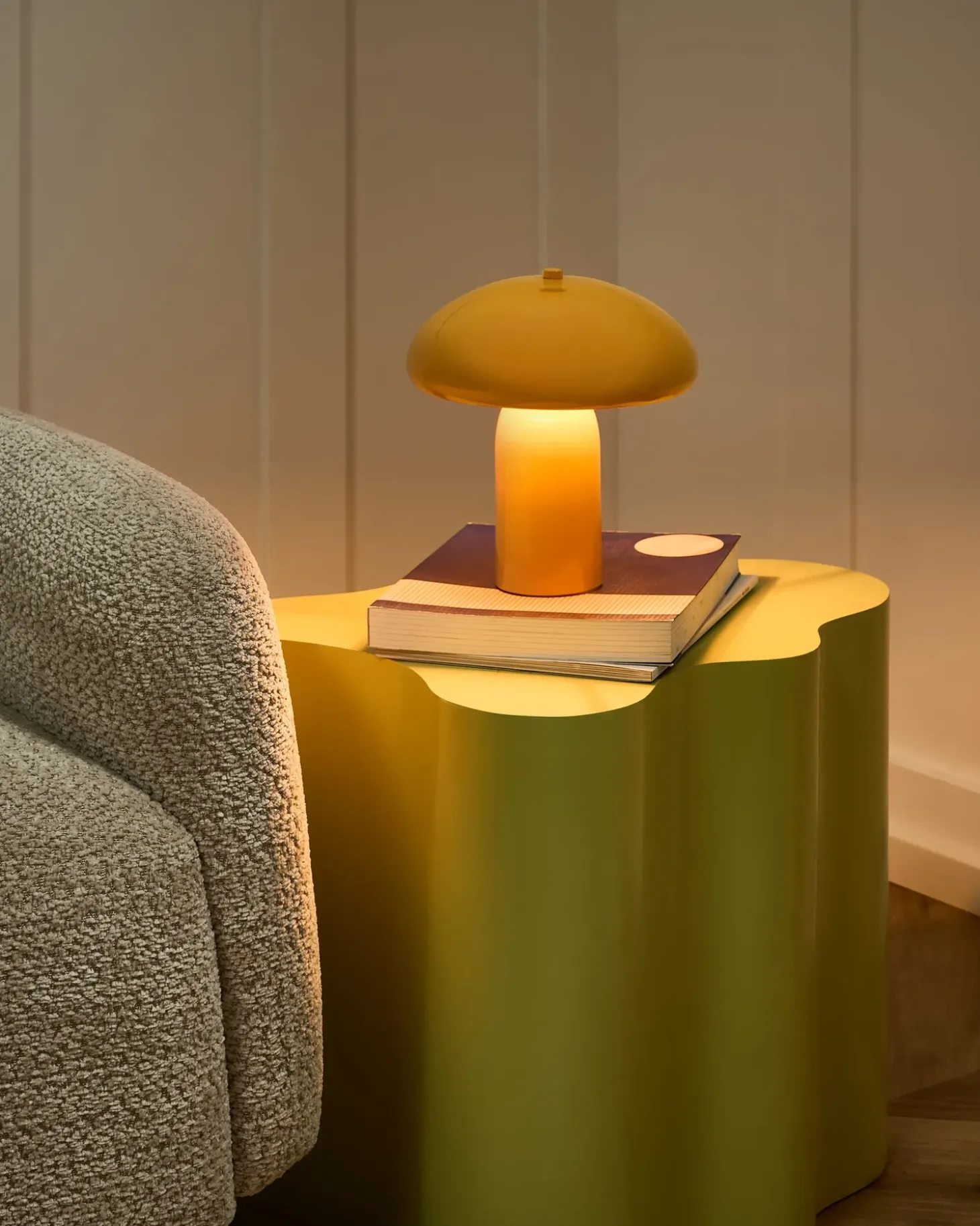 Bordlampe SANYA Metal Gul