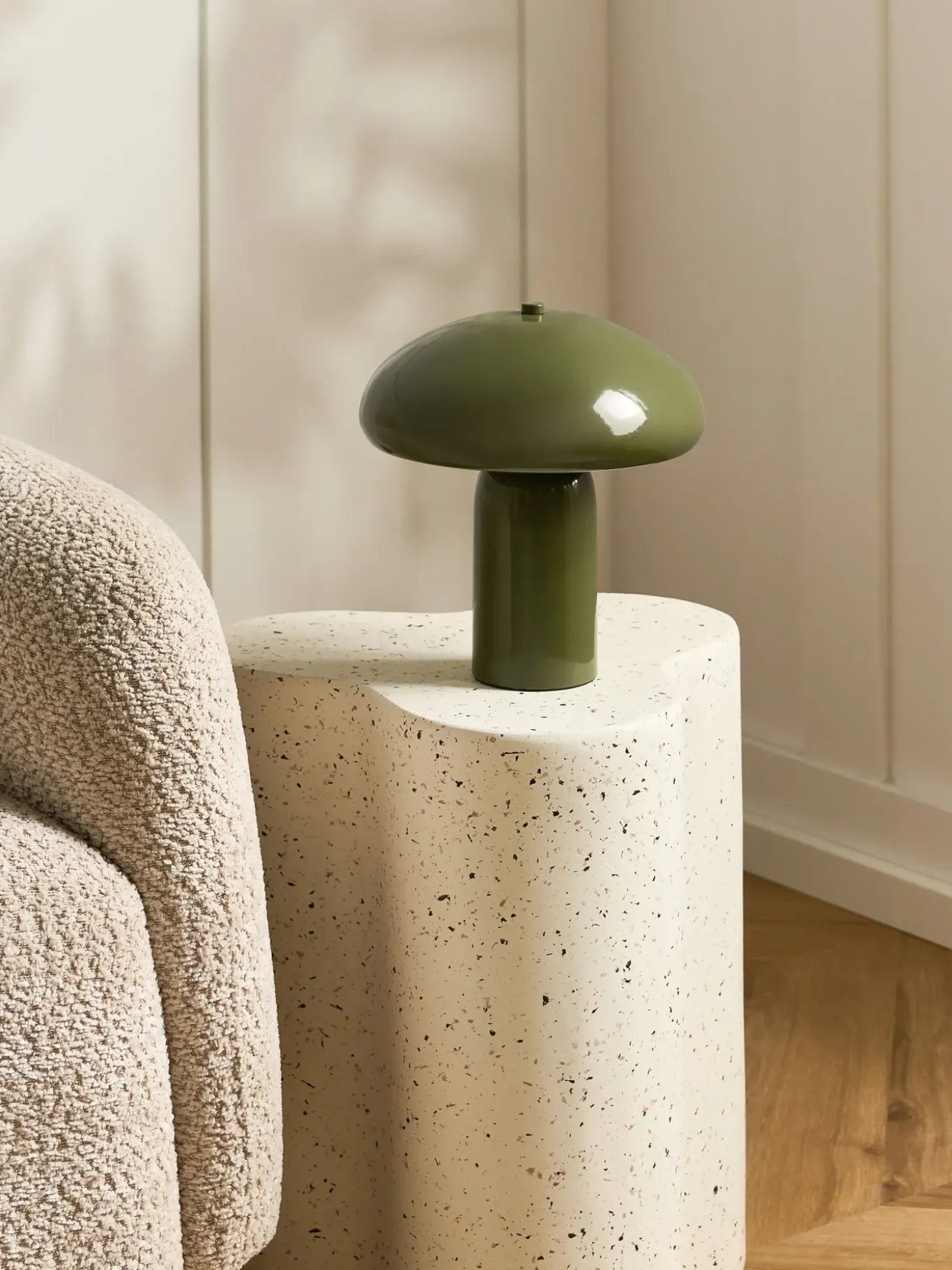 Bordlampe SANYA Metal Mørkegrøn