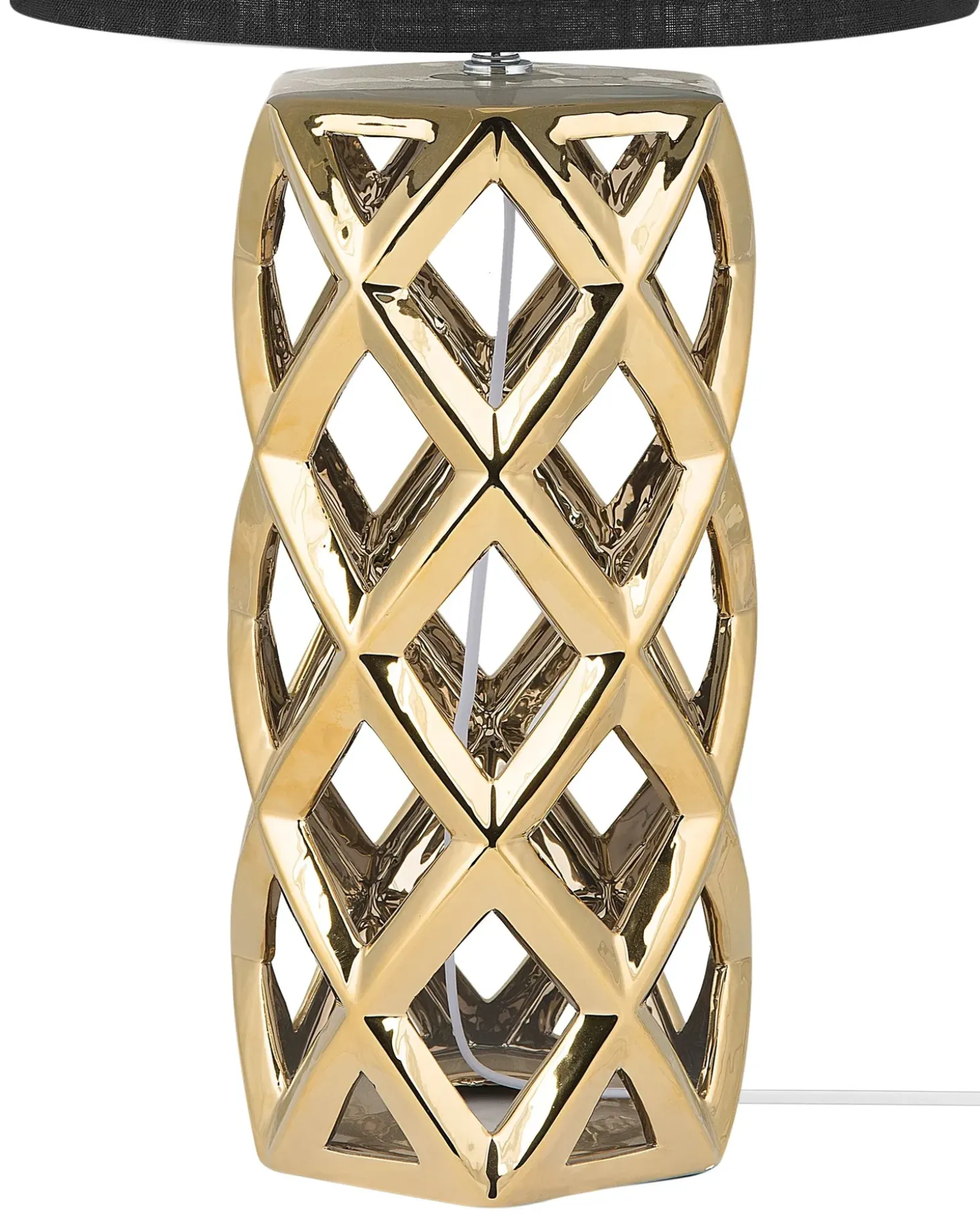 Bordlampe SELJA Keramik Guld