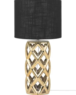 Bordlampe SELJA Keramik Guld