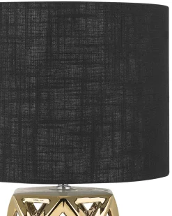 Bordlampe SELJA Keramik Guld