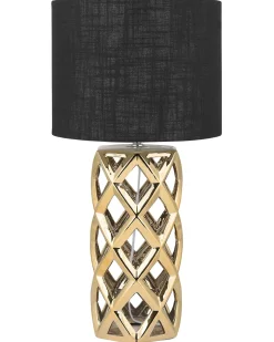Bordlampe SELJA Keramik Guld