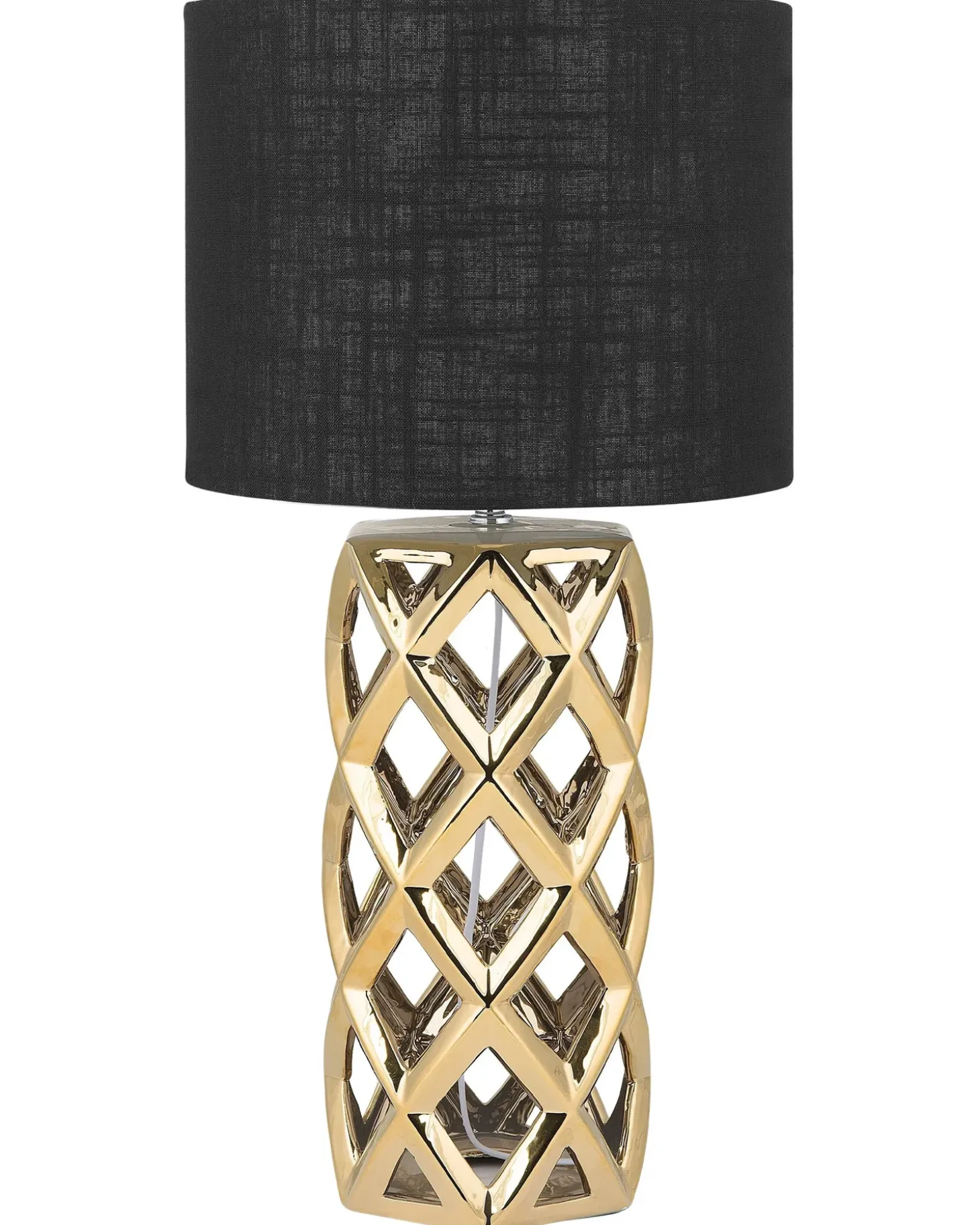 Bordlampe SELJA Keramik Guld