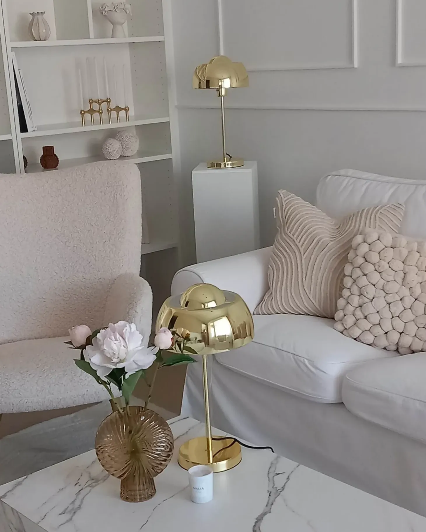 Bordlampe SENETTE Metal Guld