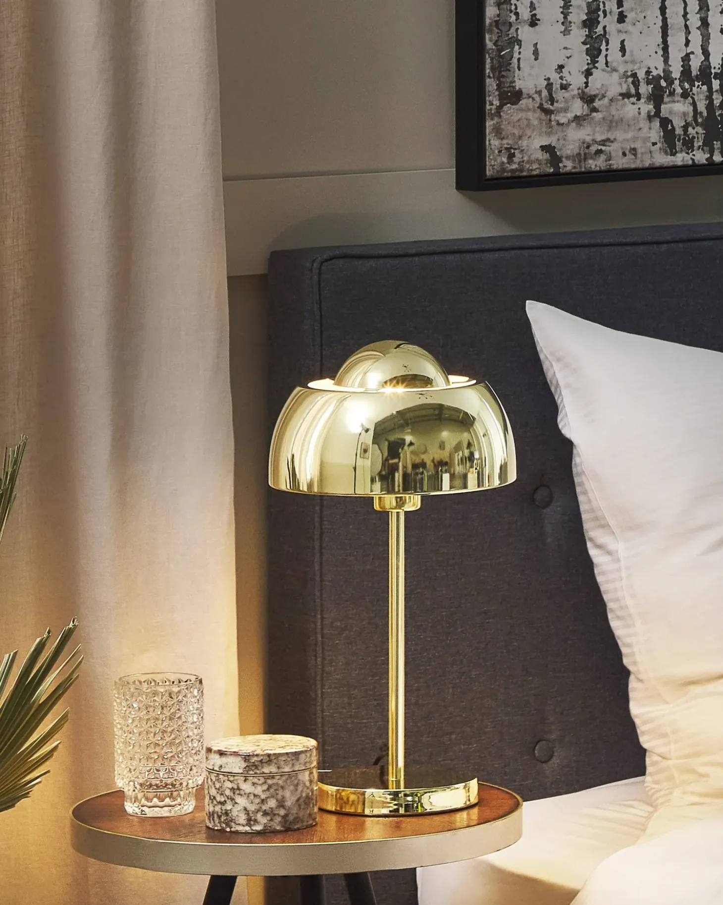 Bordlampe SENETTE Metal Guld