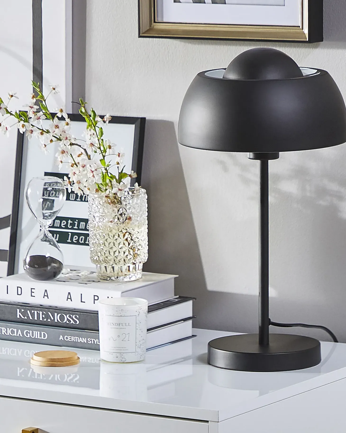 Bordlampe SENETTE Metal Sort