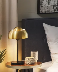 Bordlampe SENETTE Metal Sort/guld