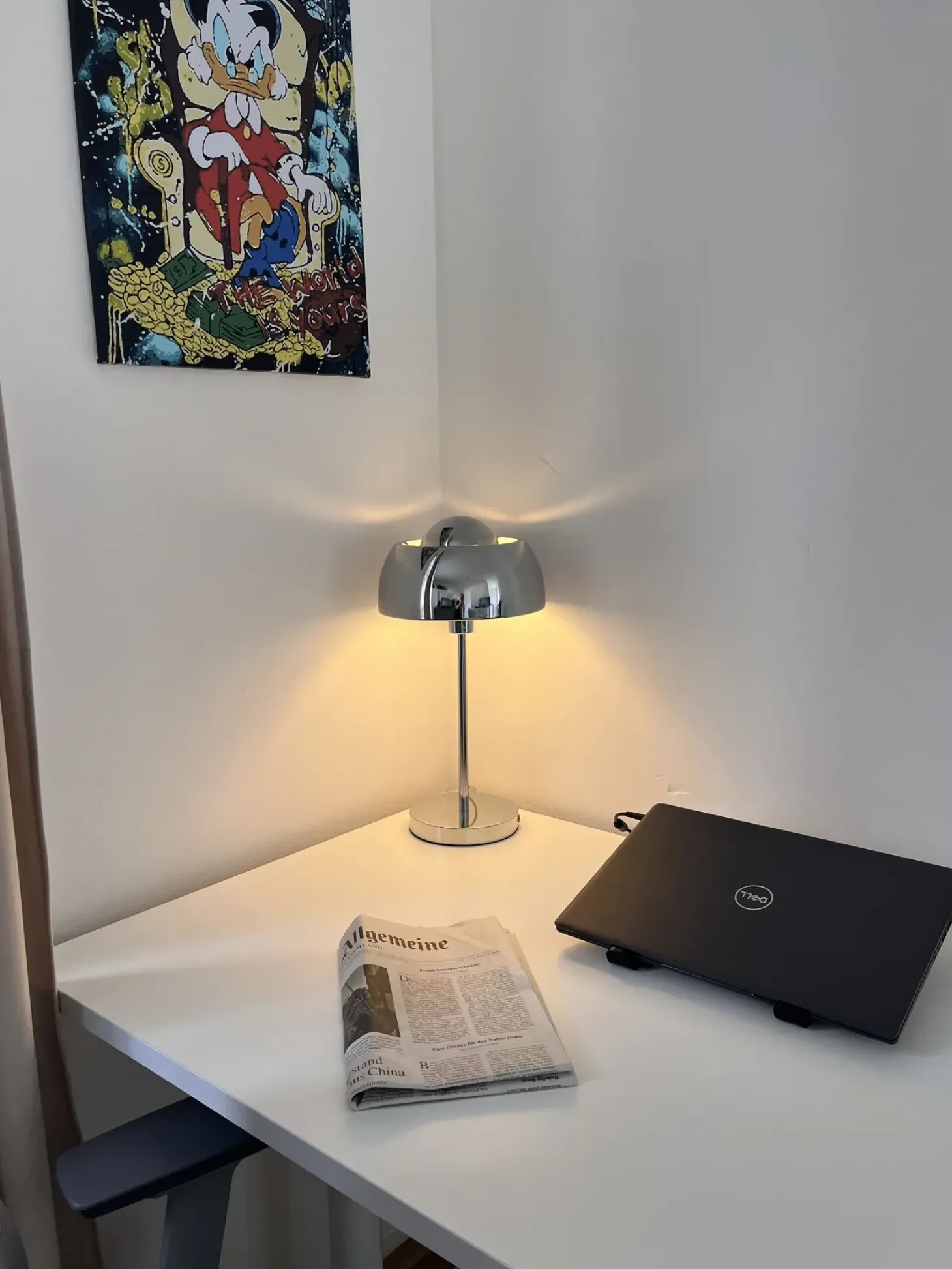 Bordlampe SENETTE Metal Sølv