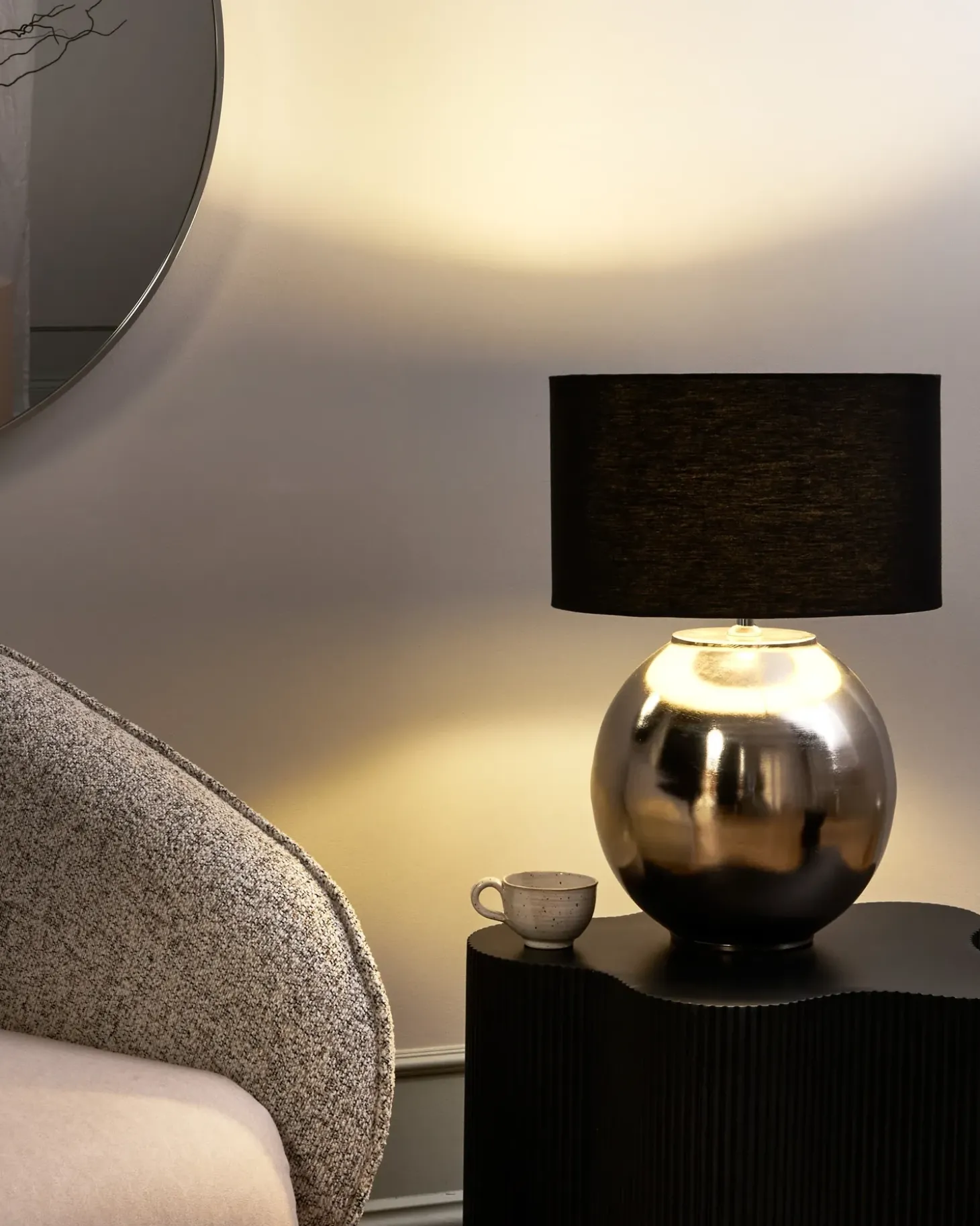 Bordlampe SOBRAMATI Metal Sølv