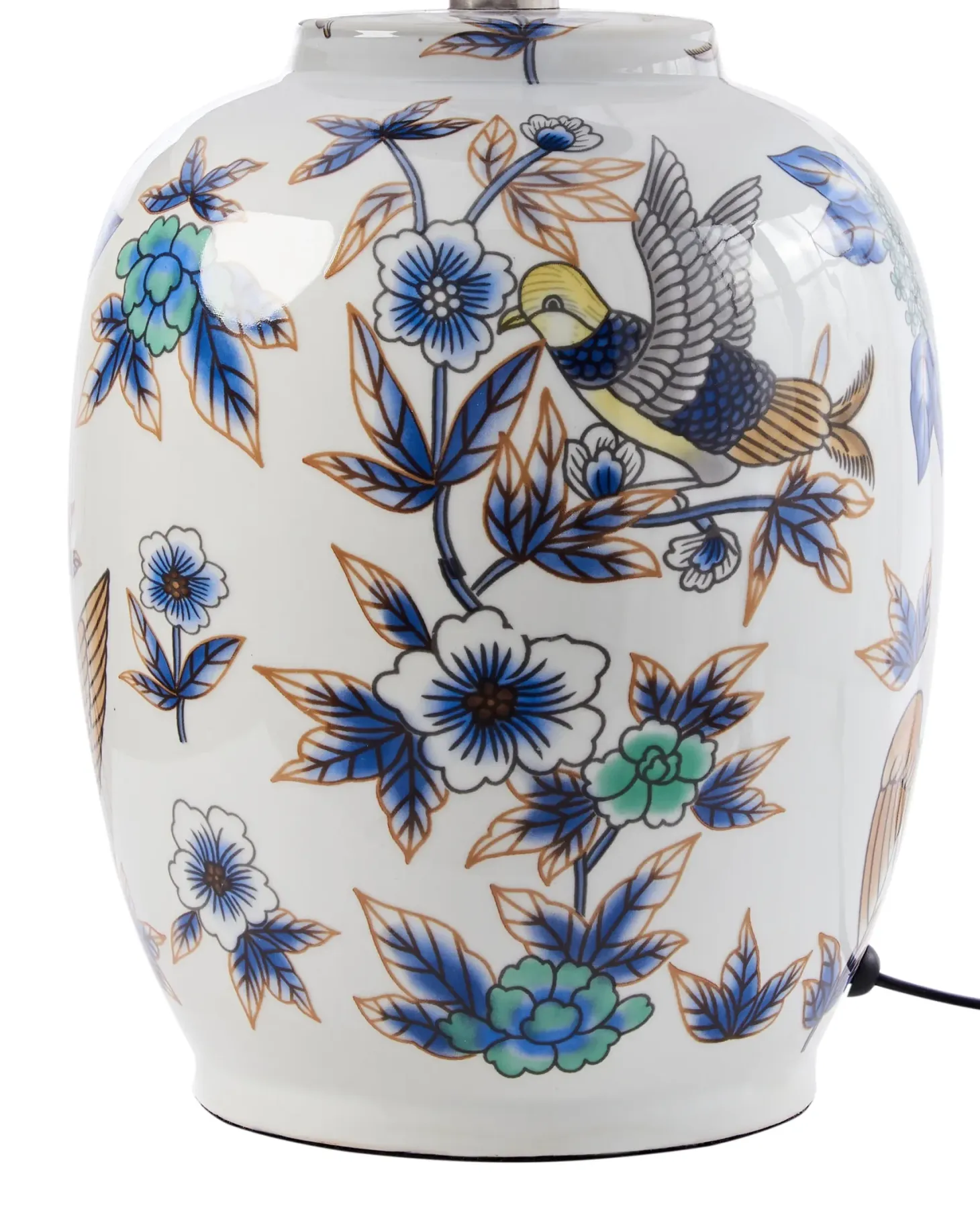 Bordlampe SUNJA Porcelæn Hvid/blå