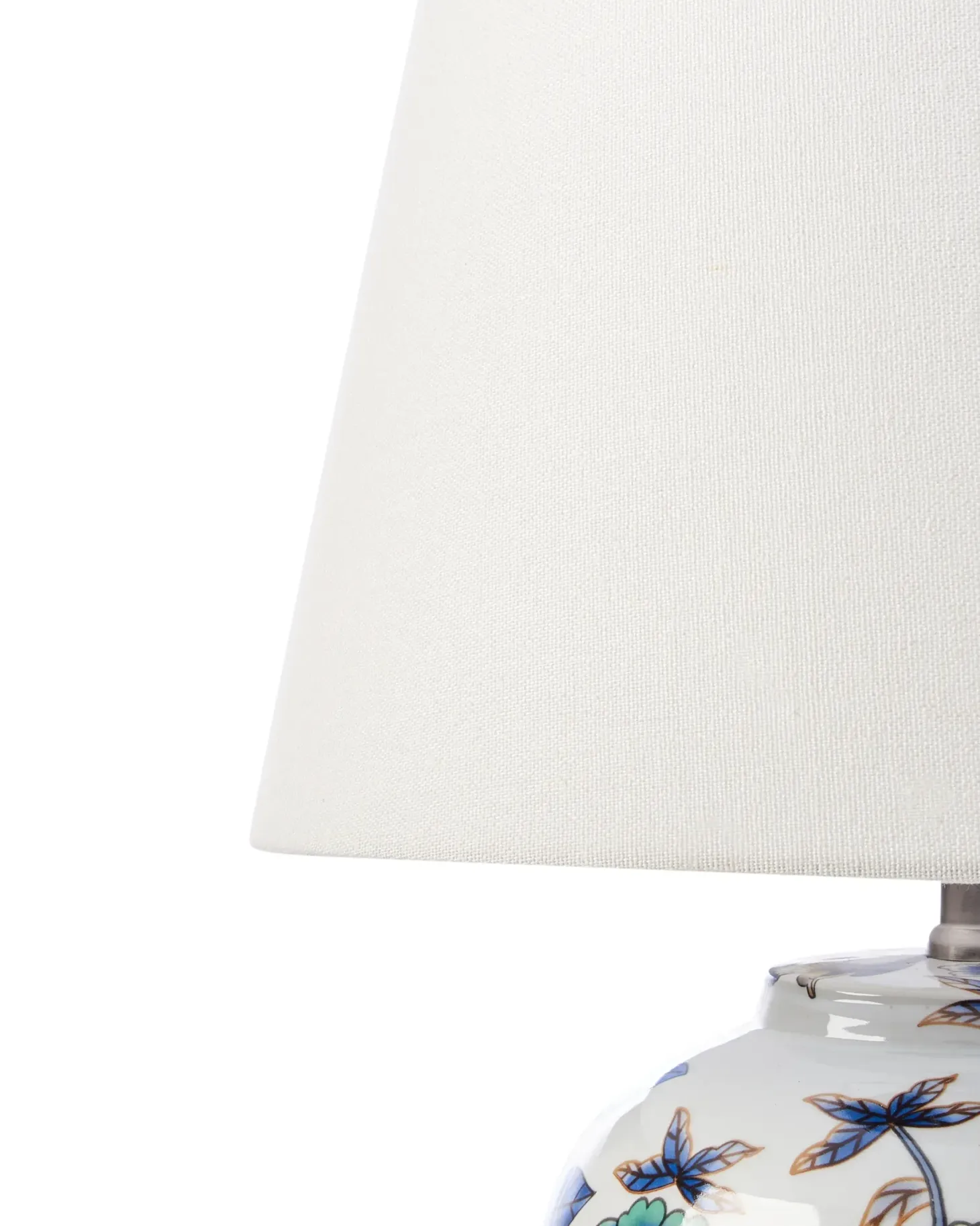 Bordlampe SUNJA Porcelæn Hvid/blå