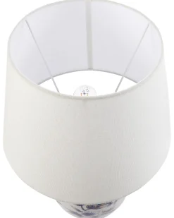 Bordlampe SUNJA Porcelæn Hvid/blå