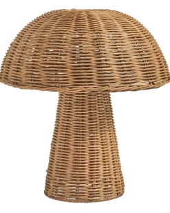 Bordlampe Svamp ALERO Rattan Naturlig