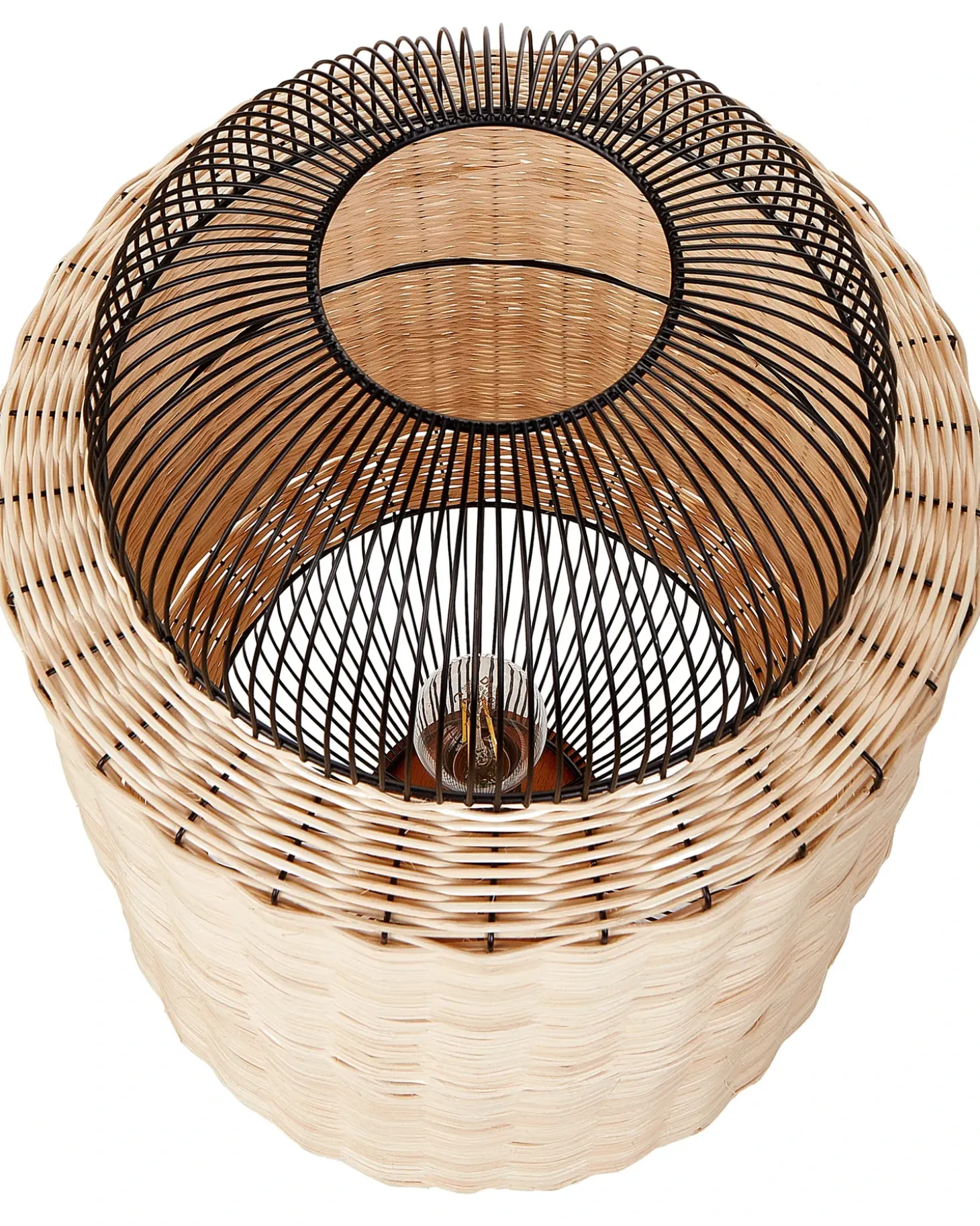 Bordlampe TANGANYIKA Rattan Naturlig