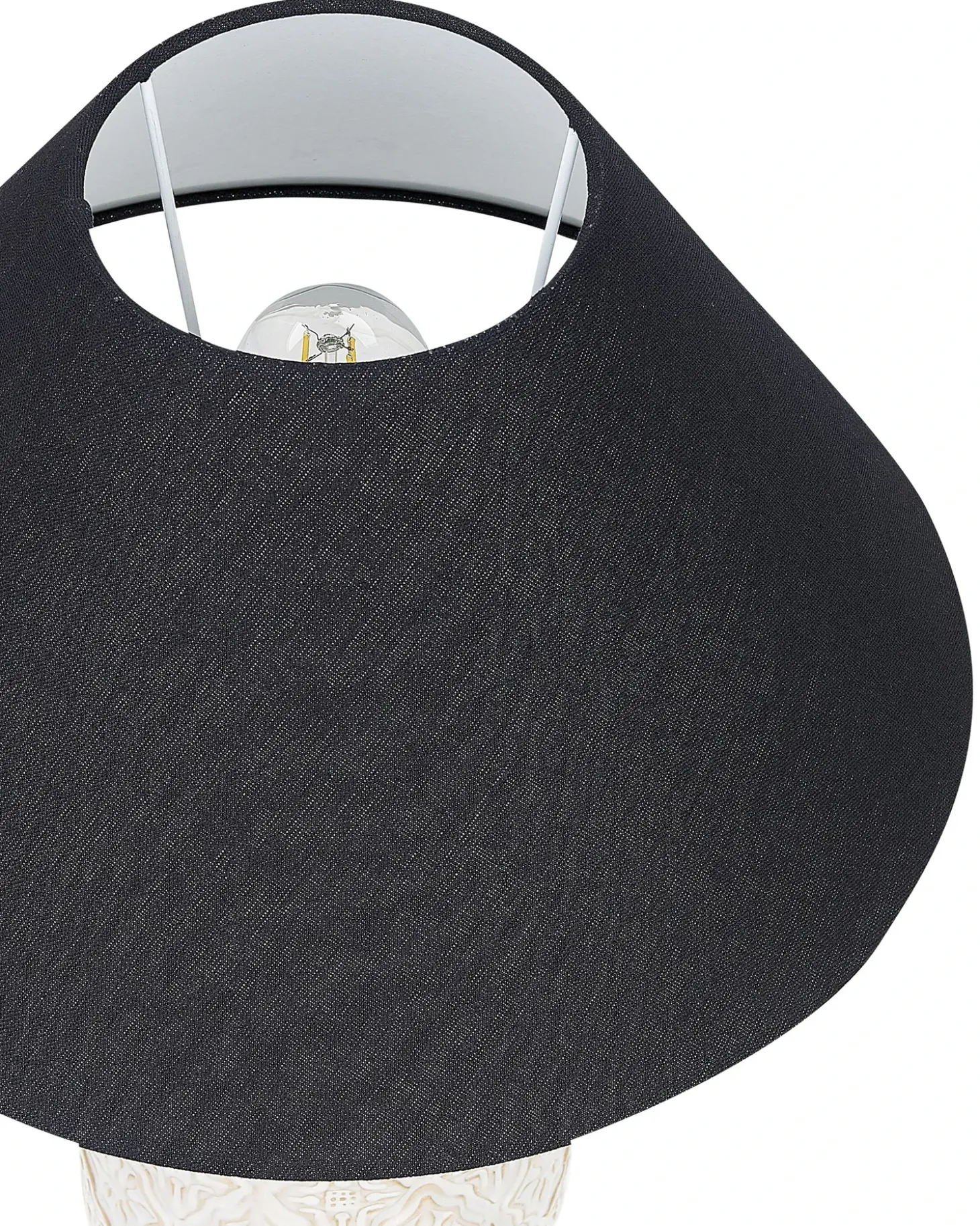 Bordlampe TELIRE Keramik Beige