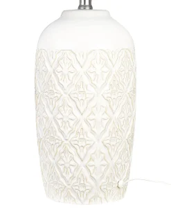 Bordlampe TELIRE Keramik Beige