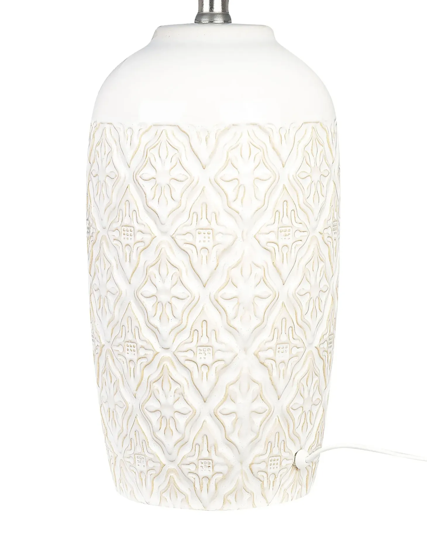 Bordlampe TELIRE Keramik Beige