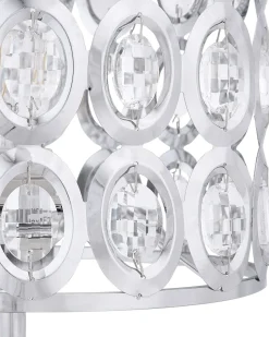 Bordlampe TENNA Krystal Sølv