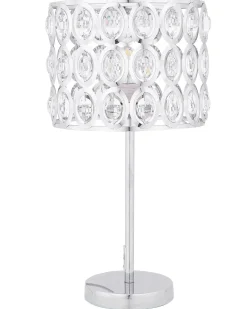 Bordlampe TENNA Krystal Sølv